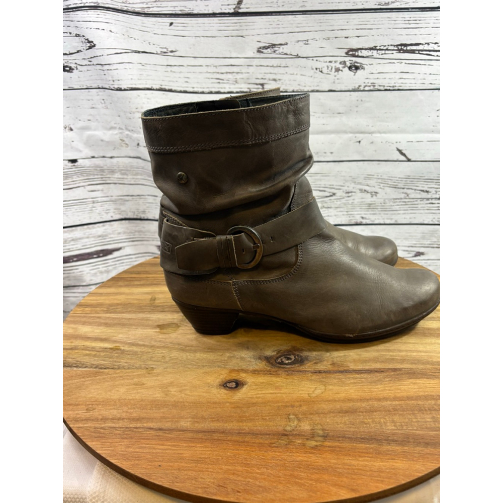 Women's Pikolinos Brown Leather Ankle Boots & Booties Size 11